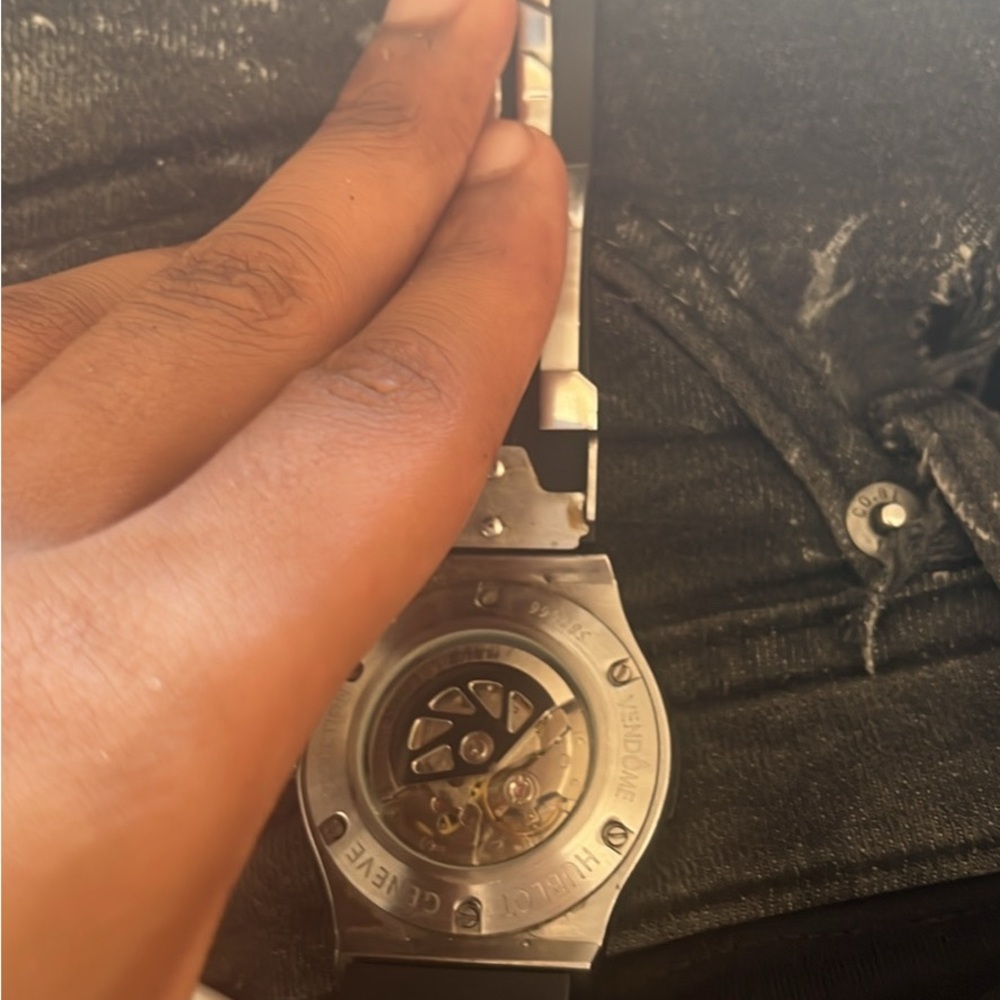 Hublot Classic Fusion Silver and Black Watch